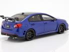Subaru STI S208 NBR Challenge Bouwjaar 2018 blauw 1:18 Kyosho