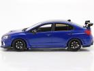 Subaru STI S208 NBR Challenge Bouwjaar 2018 blauw 1:18 Kyosho