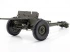 Jeep Willys MB mit Anhänger und M3 Panzerabwehrgeschütz 1943 oliv 1:8 Premium X