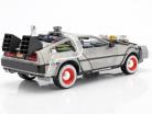 DeLorean Time Machine Back to the Future III (1990) argento 1:24 Jada Toys