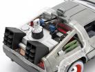 DeLorean Time Machine Back to the Future III (1990) argento 1:24 Jada Toys