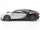 Bugatti Chiron Bouwjaar 2017 gletsjer wit / atlantic blauw 1:12 AUTOart