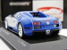 Bugatti Veyron Centenaire byggeår2009 krom / blå krom / blå 1:43 Minichamps