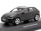 Audi A3 Sportback Byggeår 2020 myte sort 1:43 Audi