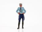 Motorcycle policeman Paul figure 1:18 LeMansMiniatures