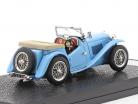 MGTC Open jaar 1946 tondeuse blauw 1:43 Vitesse