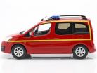 Citroen Berlingo fire Department year 2017 red / yellow 1:18 Norev
