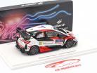 Toyota Yaris WRC #17 vincitore Rallye Messico 2020 Ogier, Ingrassia 1:43 Spark
