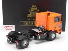 Volvo F12 Sattelzugmaschine Deutrans Baujahr 1977 orange / blau 1:18 Road Kings