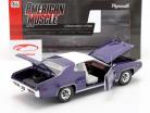 Plymouth Satellite Sebring Plus Byggeår 1971 violet metallisk / hvid 1:18 AutoWorld