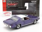 Plymouth Satellite Sebring Plus Byggeår 1971 violet metallisk / hvid 1:18 AutoWorld
