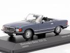 Mercedes-Benz 350 SL (R107) Año de construcción 1974 azul metálico 1:43 Minichamps