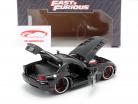 Letty's Dodge Viper SRT 10 Movie Fast and Furious 7 (2015) black 1:24 Jada Toys