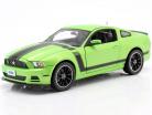 Ford Mustang Boss 302 Year 2013 green 1:18 ShelbyCollectibles