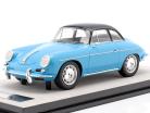 Porsche 356 Karmann Hardtop Baujahr 1961 gloss light blue 1:18 Tecnomodel