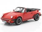 Porsche 911 (930) Turbo Cabriolet year 1987 red 1:18 Norev