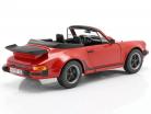 Porsche 911 (930) Turbo Cabriolet year 1987 red 1:18 Norev