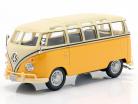 Volkswagen VW T1 Samba Bus gul 1:43 Cararama