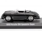 Porsche 356 Speedster Super Open Top Anno di costruzione 1958 nero 1:43 Greenlight