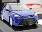 Ford Focus RS bygget i 2009 blå / blå 1:43 Minichamps