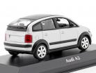 Audi A2 (8Z) Bouwjaar 2000 zilver 1:43 Minichamps