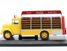 Ebro B-45 camion Coca-Cola Année de construction 1962 Jaune / rouge 1:43 Altaya