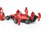 Formel 1 Pit Crew Figuren-Set #1 Team Rot 1:18 American Diorama