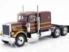 Peterbilt 359 Bull Nose Lastbil 1967 Brun metallisk 1:18 Road Kings