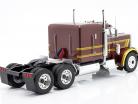 Peterbilt 359 Bull Nose Lastbil 1967 Brun metallisk 1:18 Road Kings