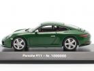 Porsche 911 (991 II) Carrera S 1000000e Porsche 911 2017 vert 1:43 Spark