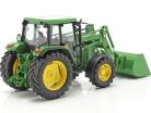 John Deere 6300 Traktor mit Frontlader Baujahr 1992-97 grün 1:32 Schuco