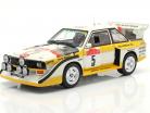 Audi Sport Quattro S1 #5 Vincitore Rallye SanRemo 1985 Röhrl, Geistdörfer 1:18 AUTOart