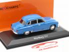 Wartburg 311 anno 1959 blu 1:43 MInichamps