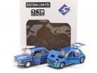 2-Car Set Renault R5 Turbo & Renault R8 Gordini blue 1:18 Solido
