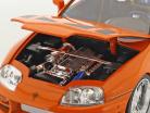 Brian's Toyota Supra 1995 Filme Fast & Furious (2001) Com figura 1:18 Jada Toys