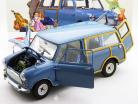Morris Mini Traveller 1960 clipper blue 1:12 SunStar