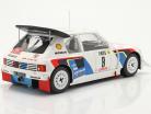 Peugeot 205 T16 E2 #8 6th Rallye Monte Carlo 1986 Saby, Fauchille 1:18 Ixo