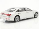 Audi A8 L year 2018 silver metallic 1:18 Norev