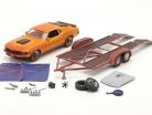 2-Car Set Ford Mustang Boss 429 Baujahr 1970 Med Anhænger 1:18 GMP