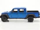Jeep Gladiator Rubicon Pick-Up Anno di costruzione 2020 blu metallico 1:24 Welly
