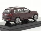 BMW X7 (G07) LHD Año de construcción 2019 ametrine rojo metálico 1:64 Paragon Models