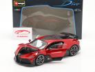 Bugatti Divo Año de construcción 2018 rojo / negro 1:18 Bburago