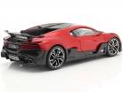 Bugatti Divo Anno di costruzione 2018 rosso / nero 1:18 Bburago