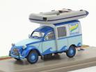 Citroen 2CV AKS 400 Fourgonette Centre Nautique blauw 1:43 Atlas