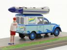 Citroen 2CV AKS 400 Fourgonette Centre Nautique blauw 1:43 Atlas