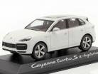 Porsche Cayenne Turbo S E-Hybrid year 2019 carrara white 1:43 Minichamps