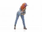 figur #1 Kvinde Machanic 1:18 American Diorama