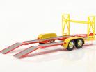 тандем Машина Трейлер Shell желтый / красный / Серебряный 1:18 GMP