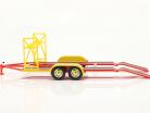 tandem Macchina trailer Shell giallo / rosso / argento 1:18 GMP