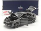 Porsche Cayenne Turbo Coupe Byggeår 2019 agatgrå metallisk 1:18 Norev
